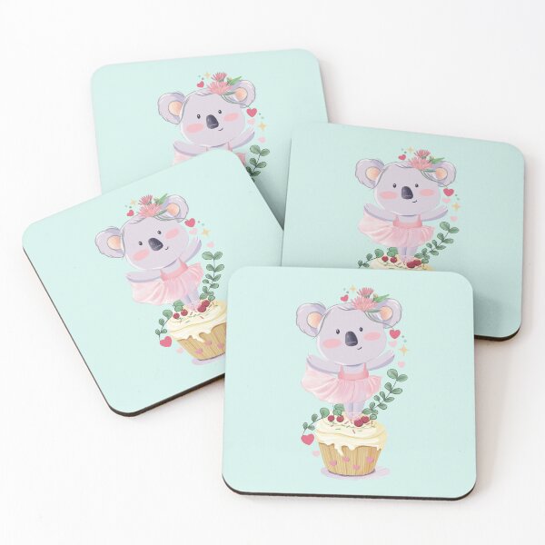 Item preview, Ballerina Koala on a Cupcake designed and sold by Yunipop.