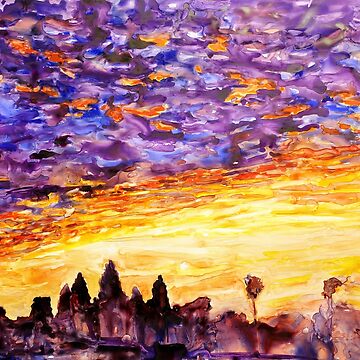 Artwork thumbnail, Sunrise at Angkor Wat- Cambodia by rfoxphoto