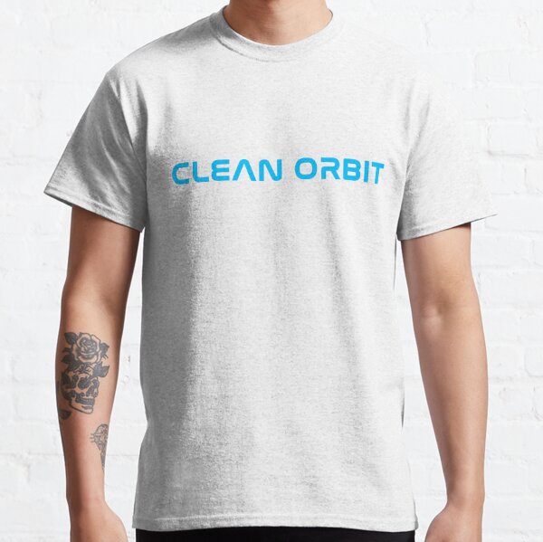 Clean Orbit NASA Worm (Blue) Classic T-Shirt