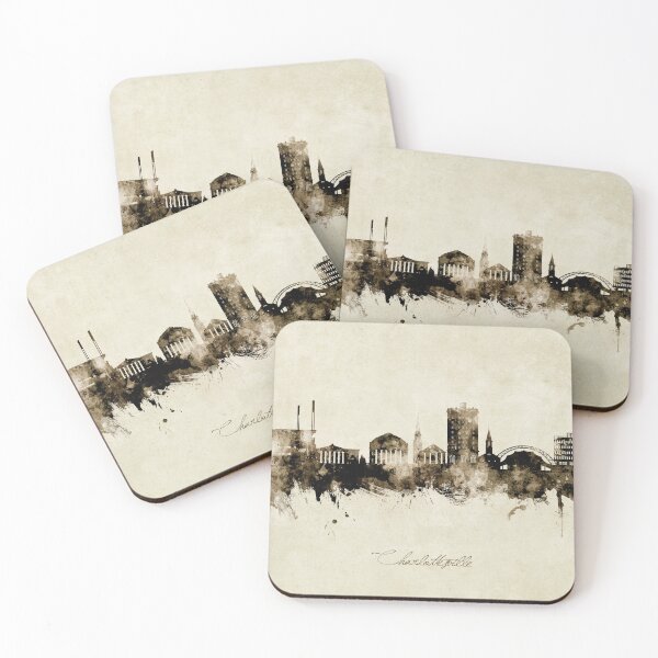 Item preview, Charlottesville Virginia Skyline designed and sold by ArtPrints.