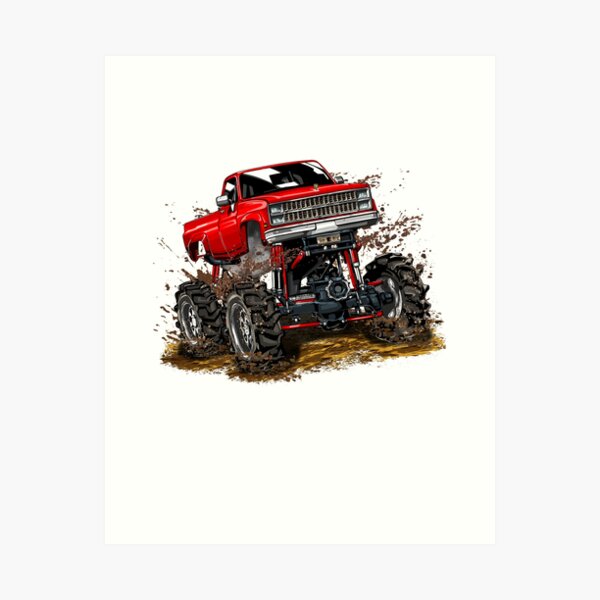 Cartoon Monster Truck  Monster trucks, Monster truck art, Big monster  trucks