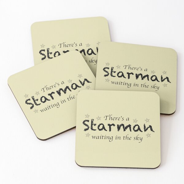Item preview, "theres a starman waiting in the sky" designed and sold by Feel-GoodPrints.
