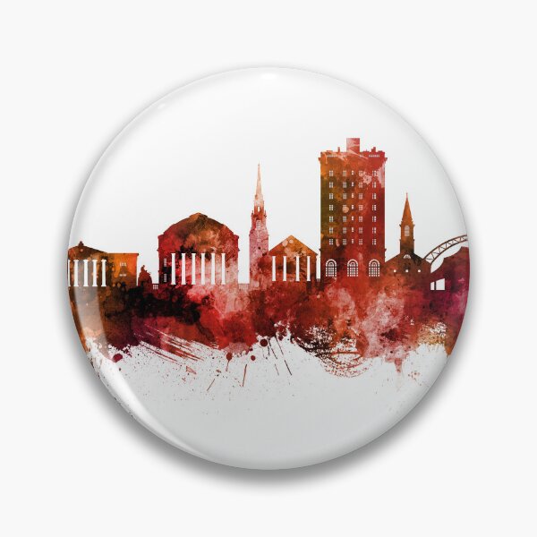 Artikelvorschau, Charlottesville Virginia Skyline entworfen und verkauft von ArtPrints.