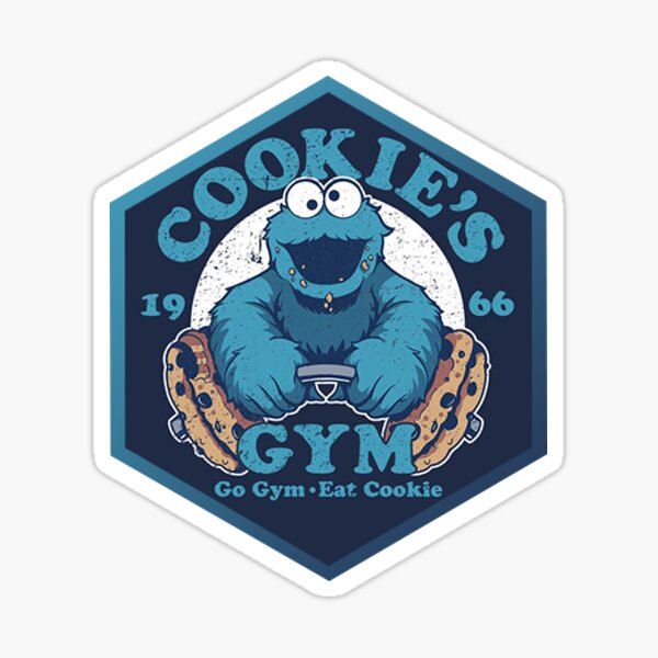 Cookie Gym Hexagon Sticker