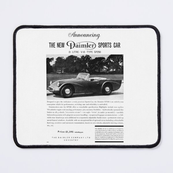 Item preview, Daimler SP 250 classic car advert, 1959 designed and sold by Random Railways.