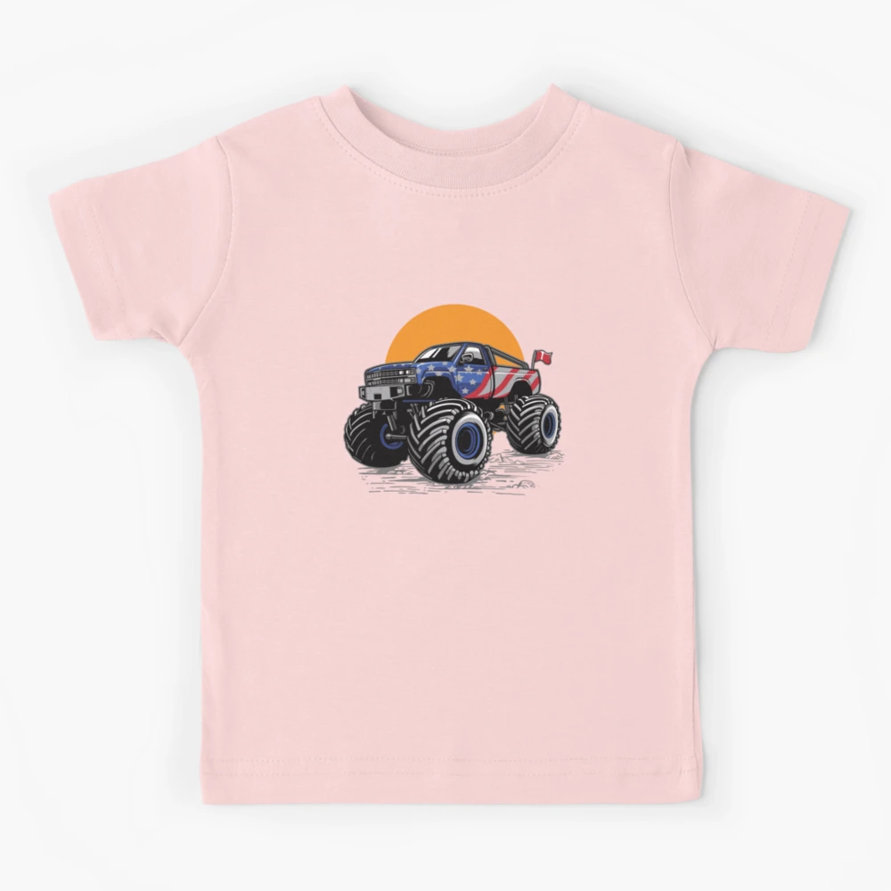 Monster Truck Usa Kids T-Shirt
