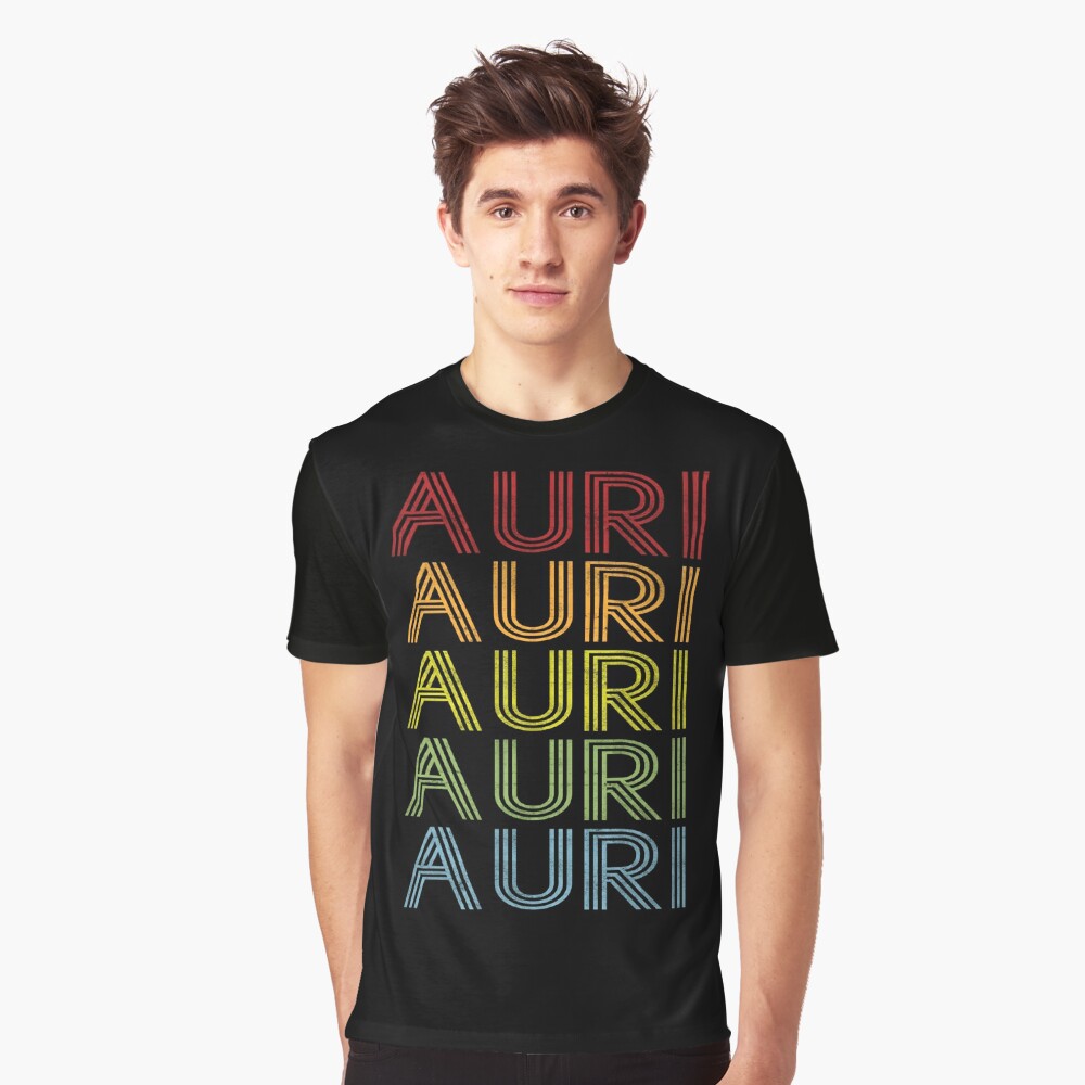 Auri Name T Shirt - Auri Vintage Retro Auri Name Gift Item Tee