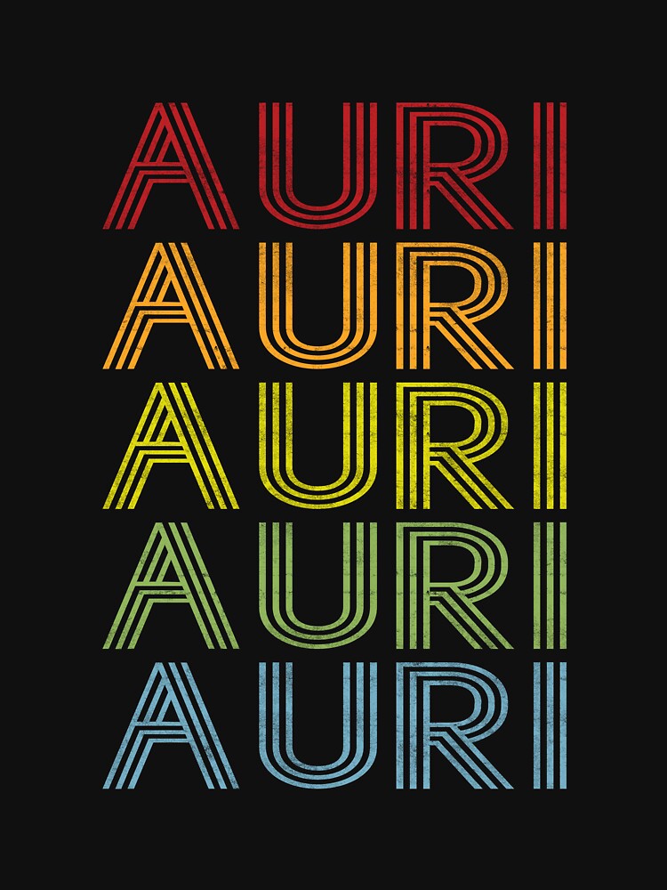 Auri Name T Shirt - Auri Vintage Retro Auri Name Gift Item Tee Essential  T-Shirt for Sale by oslandefren