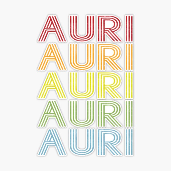 Auri Name T Shirt - Auri Vintage Retro Auri Name Gift Item Tee