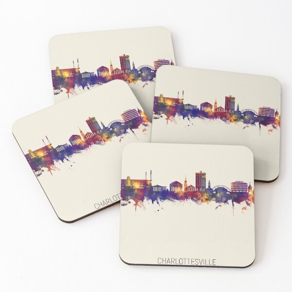 Item preview, Charlottesville Virginia Skyline designed and sold by ArtPrints.