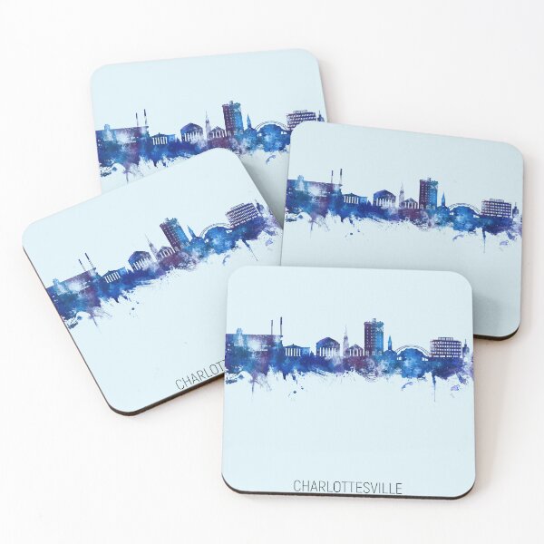 Item preview, Charlottesville Virginia Skyline designed and sold by ArtPrints.