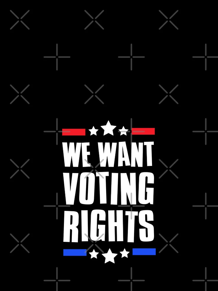 Thumbnail 4 of 4, iPhone Case, We Want Voting Rights, Voting Rights are Human Rights designed and sold by FNStuff.