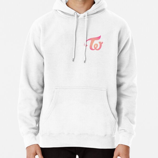apricot neon magenta TWICE Pullover Hoodie