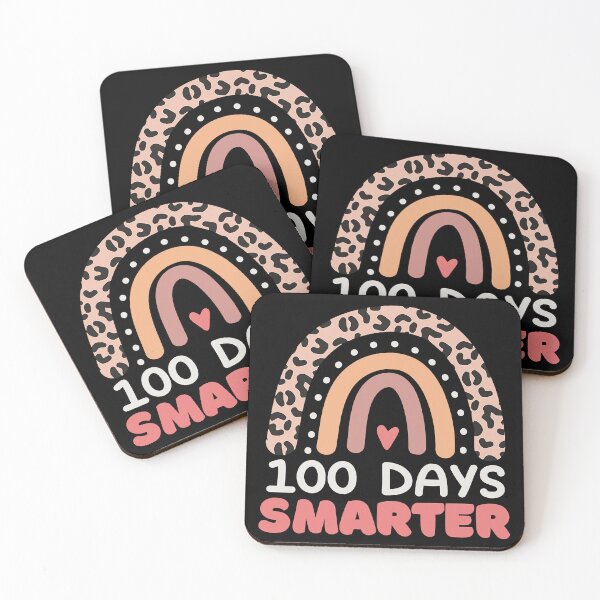 Item preview, 100 Days Smarter Happy 100th Day Of School Rainbow Leopard designed and sold by NevaehRey.