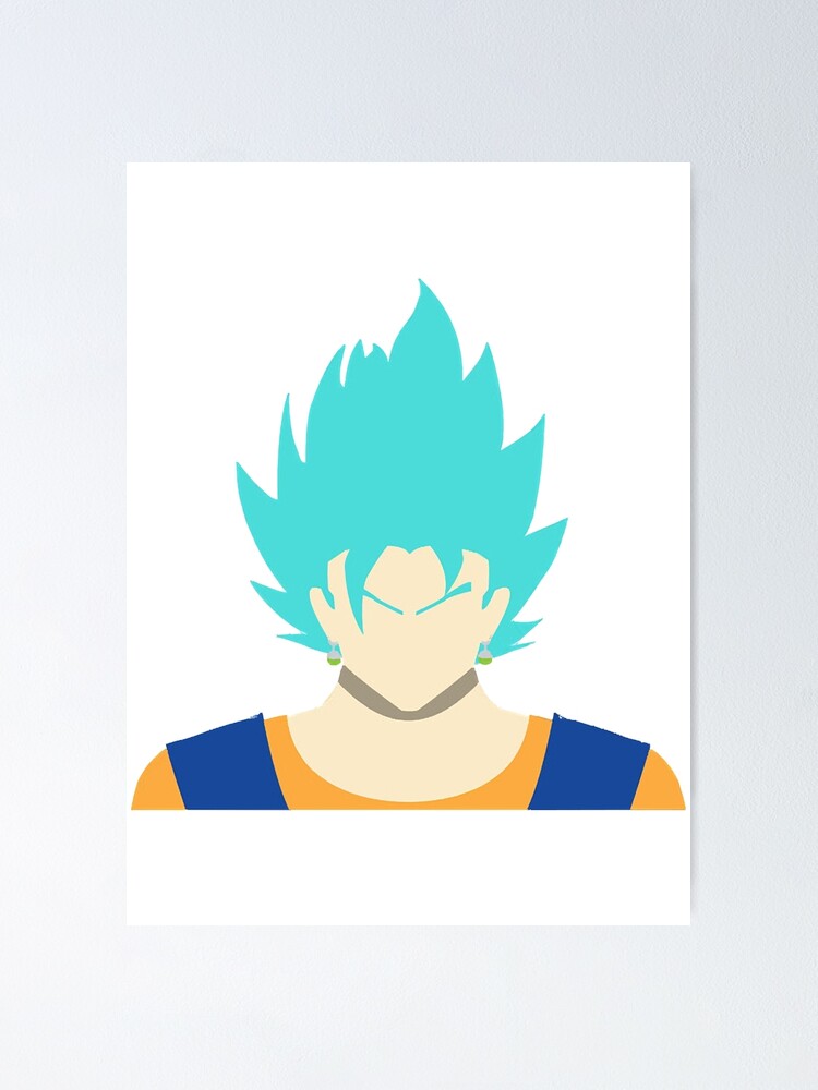 "Vegito Blue Vector " Poster for Sale by anobina57 | Redbubble