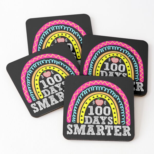 Item preview, 100 Days Smarter Happy 100th Day Of School Rainbow designed and sold by NevaehRey.