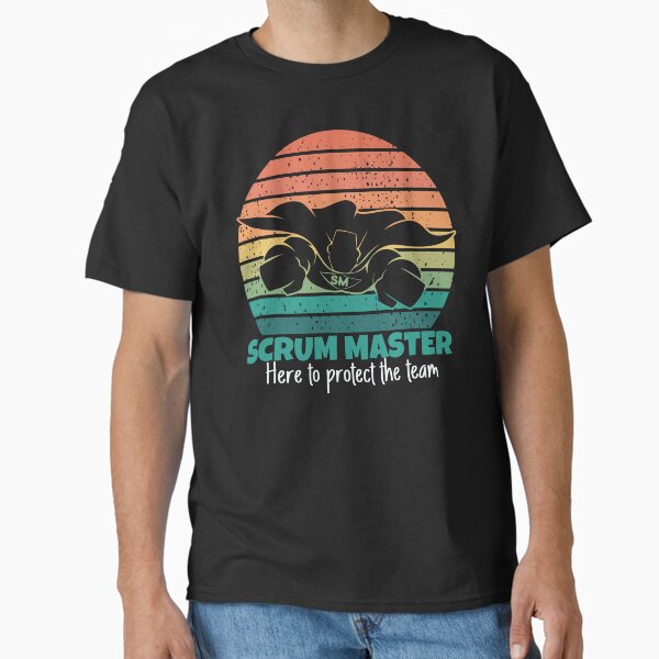 Item preview, Scrum Master - Here to Protect the Team - Funny Agile Quote designed and sold by dreammerchant.