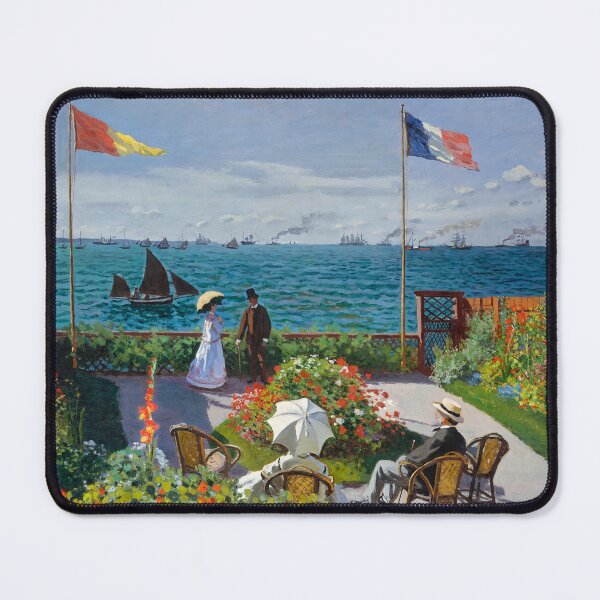 Item preview, Garden at Sainte-Adresse - Claude Monet designed and sold by TheSoulOfArt.