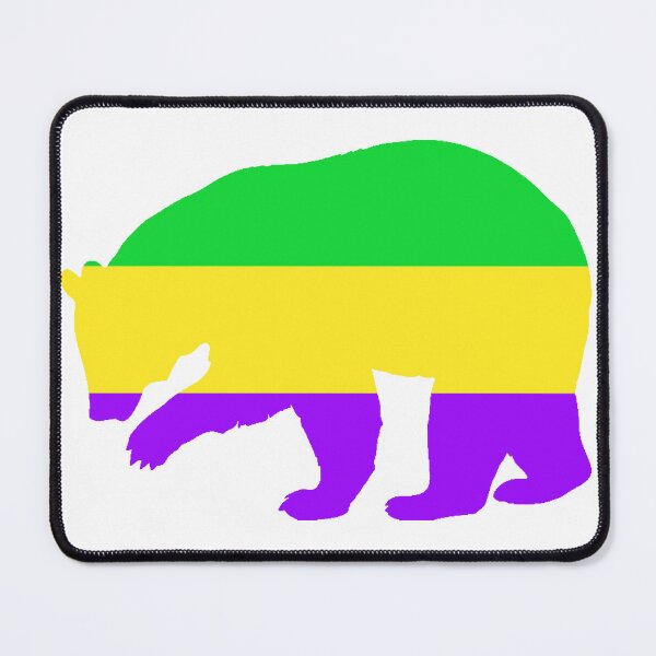 Item preview, Mardi Gras Bear designed and sold by uniqueitems.