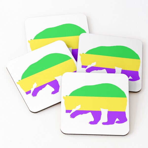 Item preview, Mardi Gras Bear designed and sold by uniqueitems.