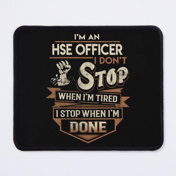 Item preview, Hse Officer T Shirt - I Stop When Done Job Gift Item Tee designed and sold by paneczkopat.