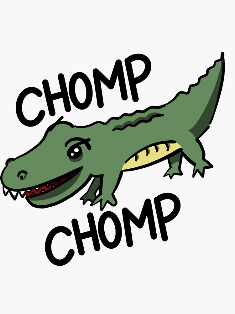 Chomp Chomp Sticker Sticker By Svenbiesinger Redbubble