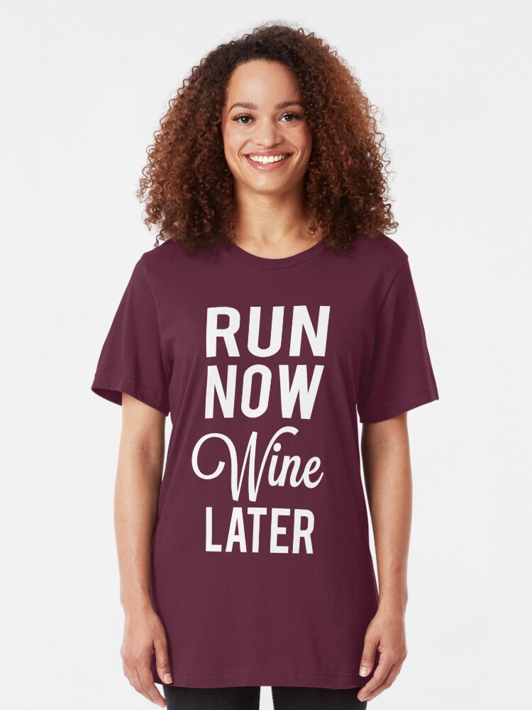 wod now wine later shirt