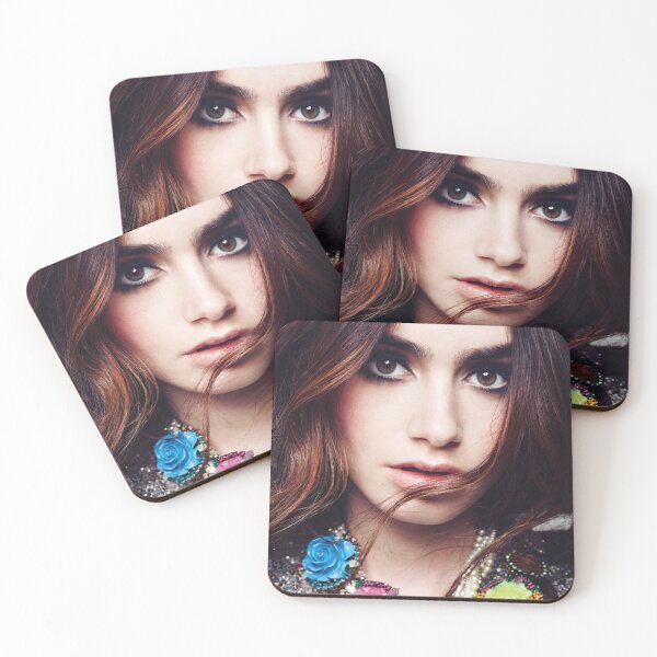 Item preview, Lily Collins - Poster designed and sold by Edmondxa.