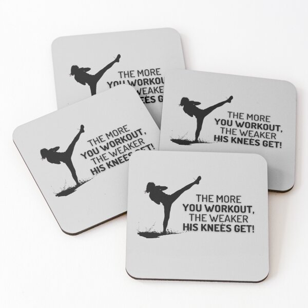 Item preview, The More You Workout, The Weaker His Knees Get designed and sold by Cute-Jory-Store.