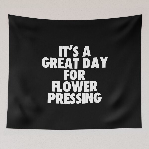 Item preview, It's a Great Day For Flower Pressing designed and sold by kindxinn.
