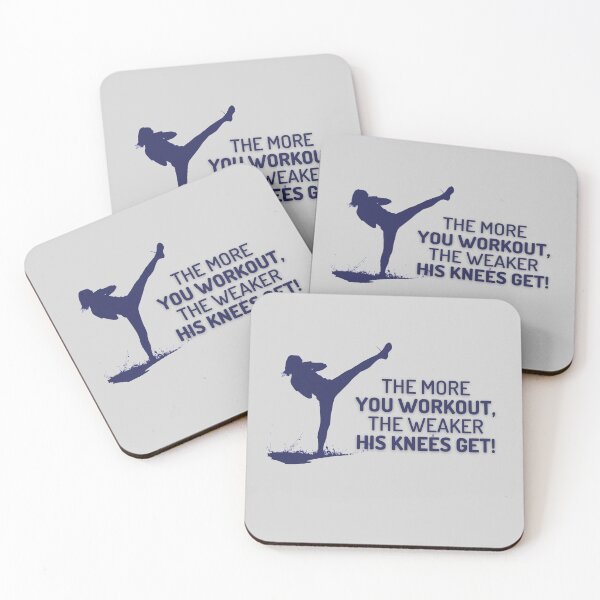 Item preview, The More You Workout, The Weaker His Knees Get designed and sold by Cute-Jory-Store.