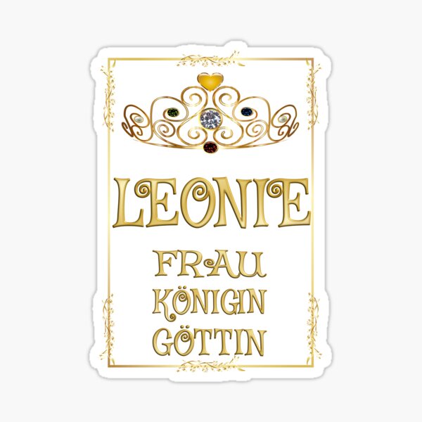 by - | Sticker madrigenum - queen Leonie goddess\