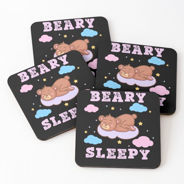 Item preview, Beary Sleepy Funny Cute Bed Times Bear designed and sold by AnimalLover4eva.