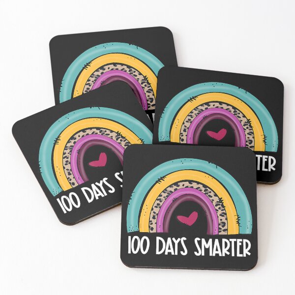 Item preview, 100 Days Smarter Leopard Rainbow Teacher Student 100 Days designed and sold by NevaehRey.