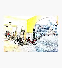 Bicycles Photographic Print
