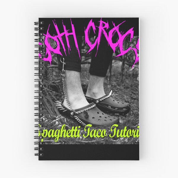 Item preview, Tutorial de tacos de espagueti Goth Crocs designed and sold by Warretoner.