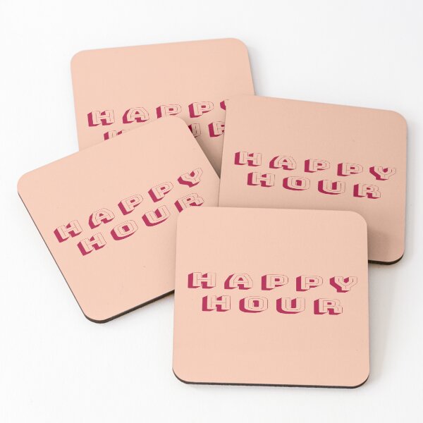 Item preview, Happy Hour - Cute Trendy Quote designed and sold by Homeprintsau.