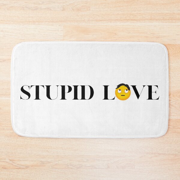Item preview, STUPID LOVE EMOJI, BLACK designed and sold by imabbhey.