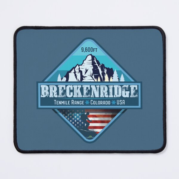Item preview, Breckenridge USA Ski Skiing Colorado Sticker T-Shirt 02 designed and sold by OuterShellUK.