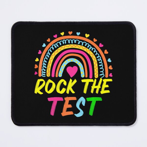 Item preview, Rock The Test Teacher Test Day Testing Day Rainbow Teacher Premium T-Shirt designed and sold by CalackxiOta.