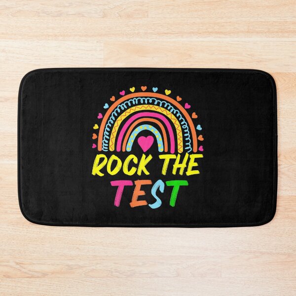 Item preview, Rock The Test Teacher Test Day Testing Day Rainbow Teacher Premium T-Shirt designed and sold by CalackxiOta.