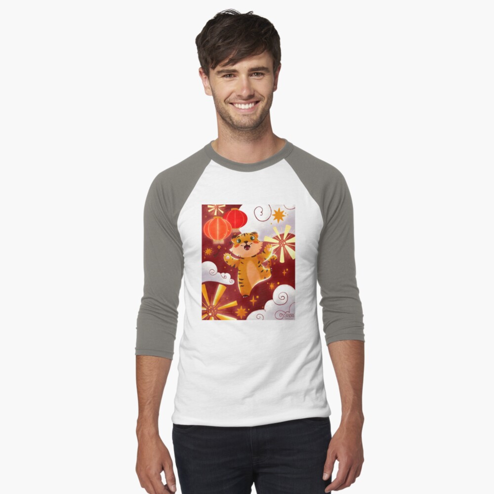 Item preview, Baseball ¾ Sleeve T-Shirt designed and sold by Sandramartins.