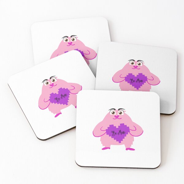 Item preview, Be Mine Monster With Heart - Valentines designed and sold by LMoonDesigns.