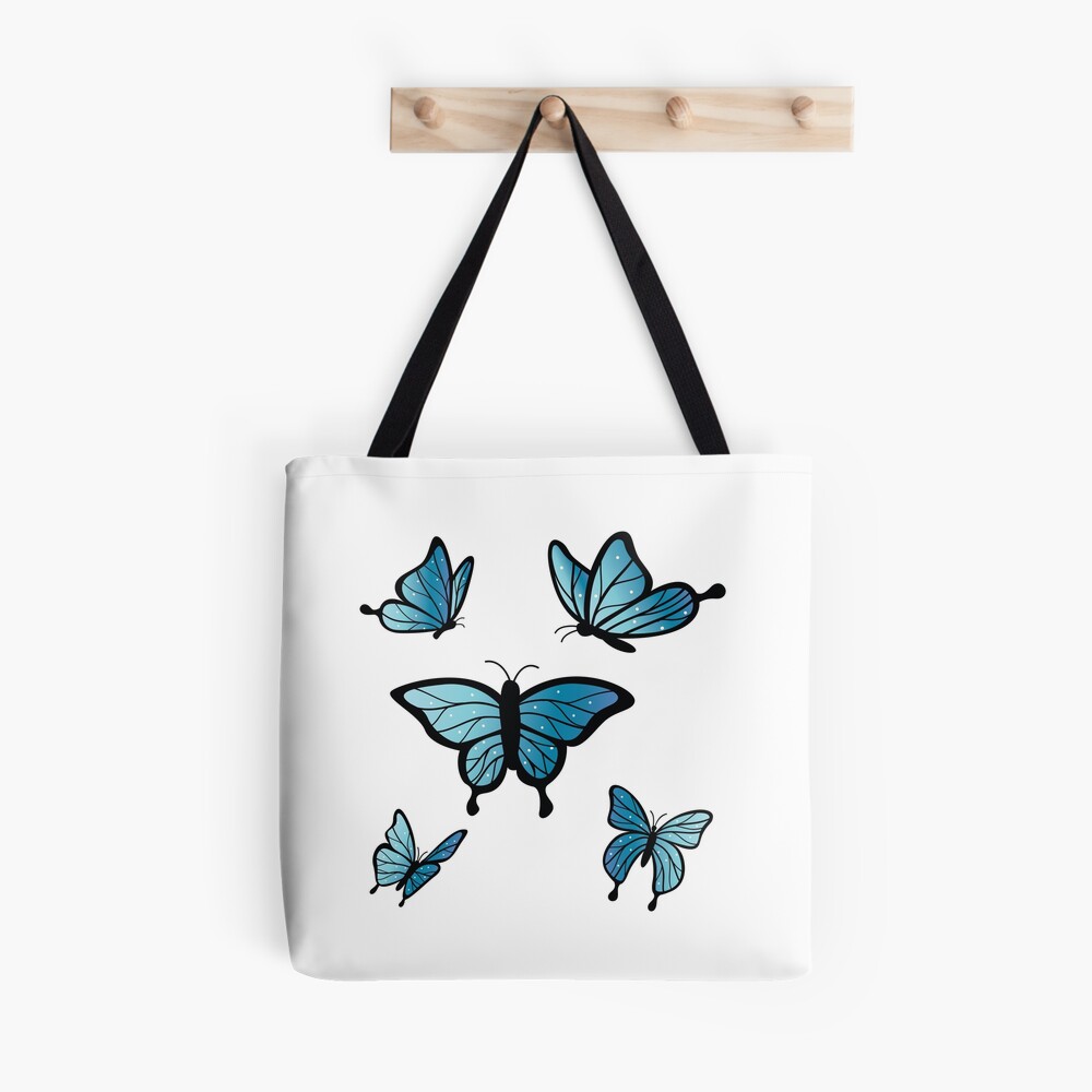 Butterflies Large Tote Bag