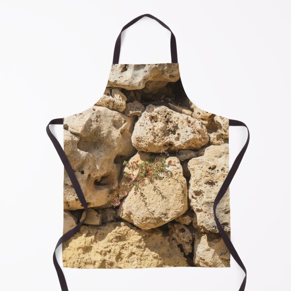 Item preview, Life on Bare Rock - Delicate Plants on Ancient Limestone Wall designed and sold by Georgia Mizuleva.