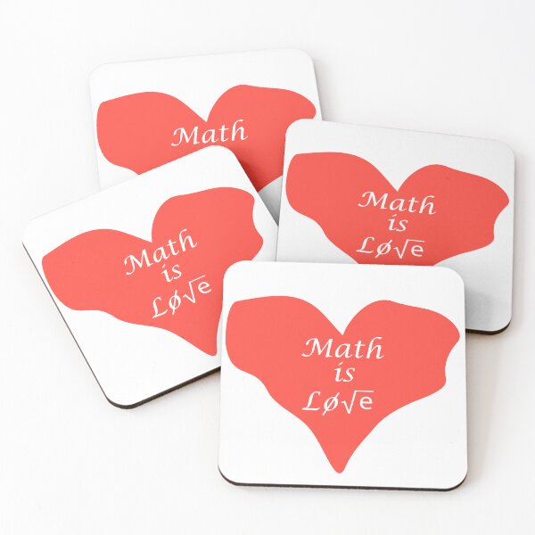 Item preview, Math is love valentine's day designed and sold by booboosarts.