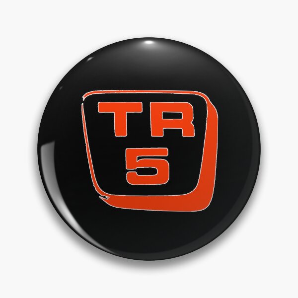 Artikelvorschau, Triumph TR5 1960er Jahre Oldtimer-Logo rot entworfen und verkauft von soitwouldseem.
