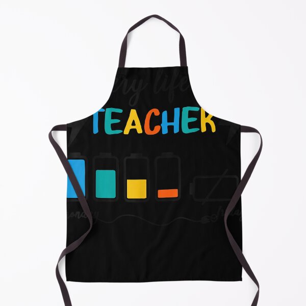 Item preview, Battery Lifes Of A Teacher Monday Friday designed and sold by trellischrist.