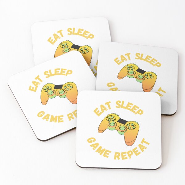 Item preview, Eat Sleep Game Repeat designed and sold by LuckyKermit.