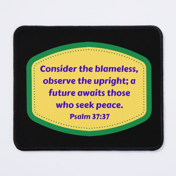 Item preview, Bible Verse Psalms 37:37 designed and sold by Prayingwarrior.